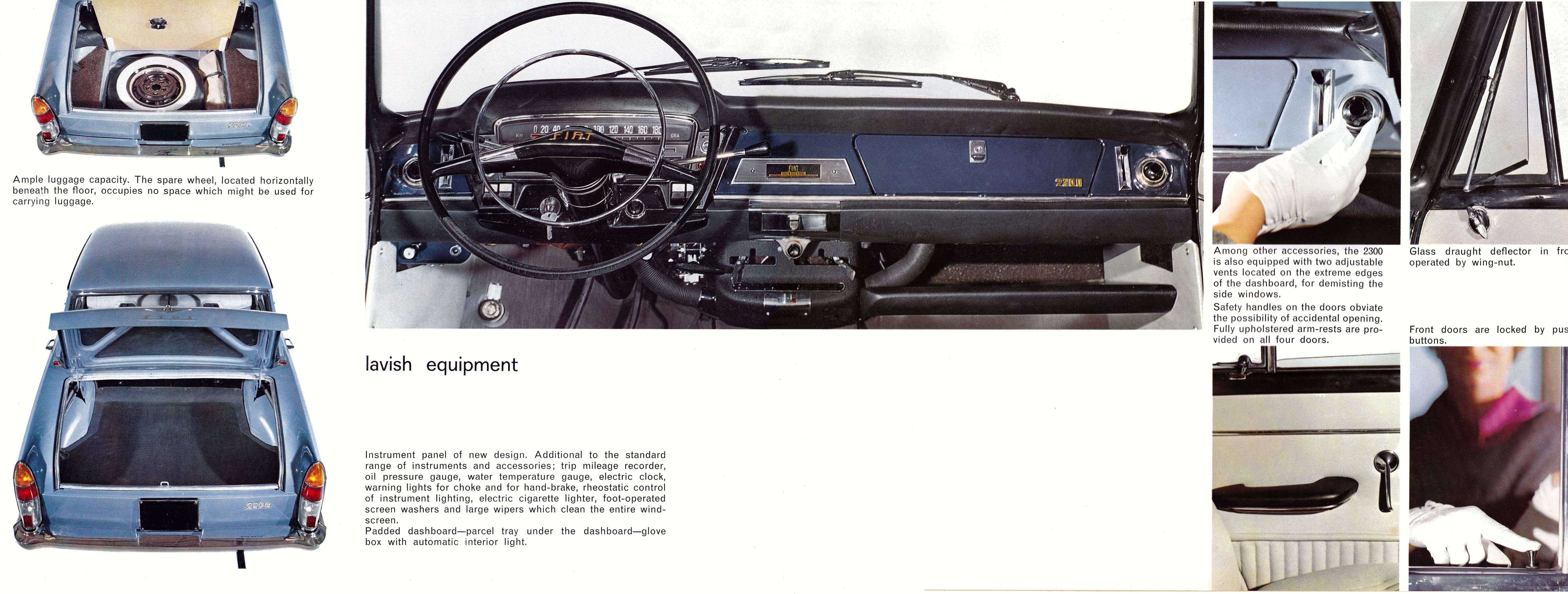 1962 Fiat 1800B-2300 brochure